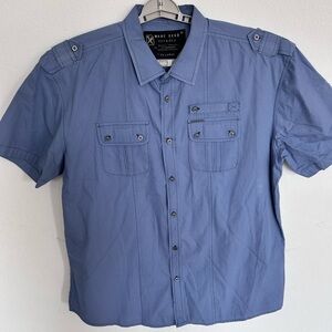 Marc Ecco Cut & Sew Mens Short Sleeve Shirt

Size 2X